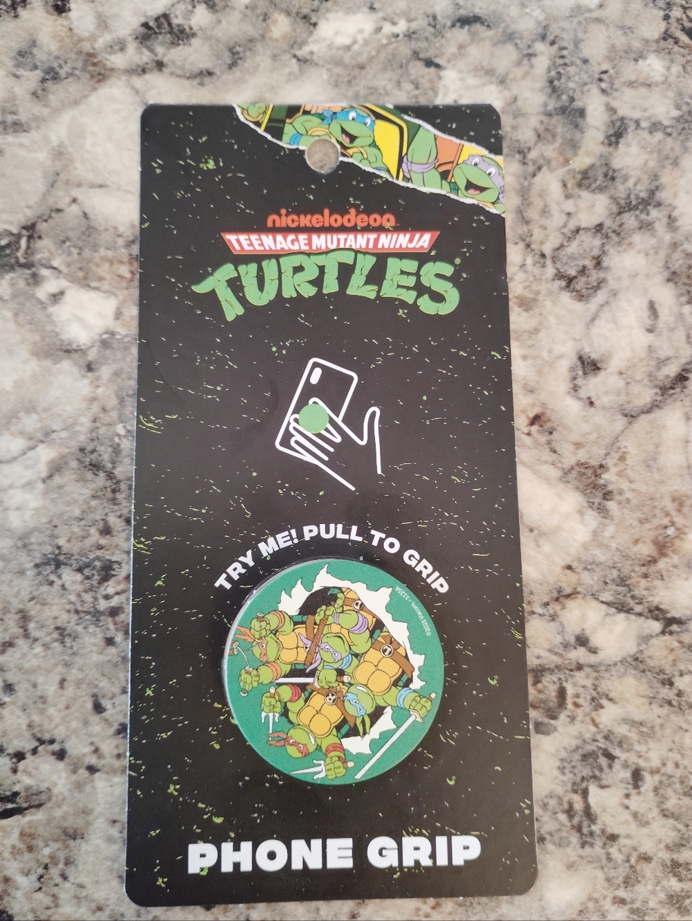 Nickelodeon Teenage Mutant Ninja Turtles Green Phone Grip Popsocket